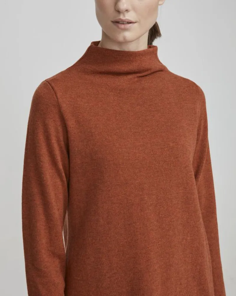 Holebrook Womens Alexandra Knitted Sweater Cinnamon-1